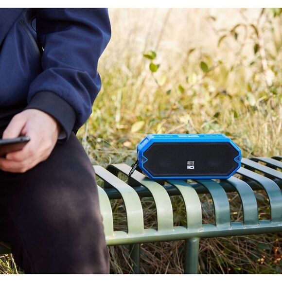 Open Box - Altec Lansing -  HydraBlast Bluetooth Spea Blue - Picture 2 of 7